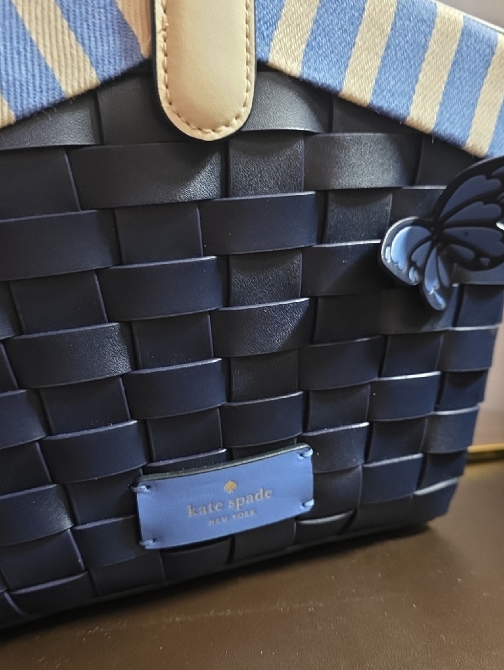 Kate Spade Flutter Fly Picnic Basket Hand Bag/Crossbody Nwot Lmtd Ed Novelty - Picture 4 of 14